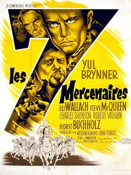 The magnificent seven (Les sept mercenaires, 1960) de John Sturges : le début