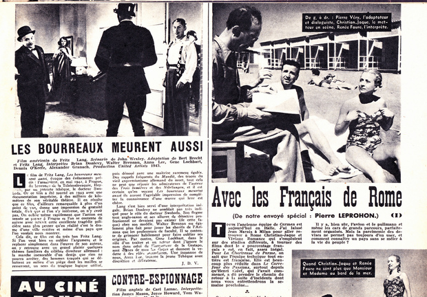 Cinémonde juge aussi les bourreaux 
