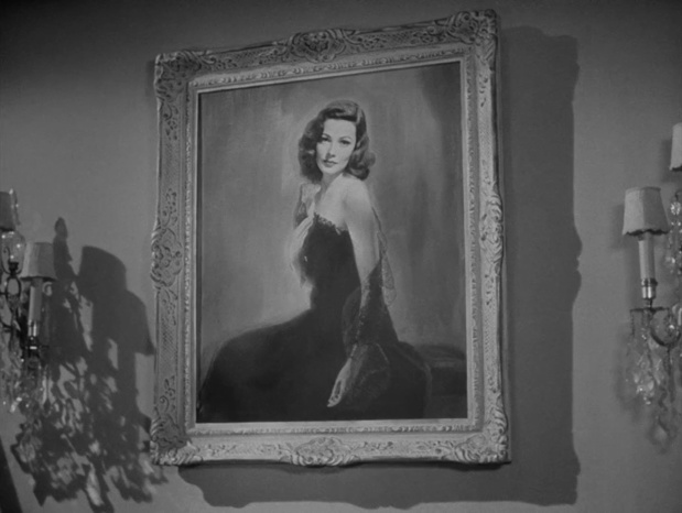 Le portrait de Laura dans le film Laura (1944) d'Otto Preminger Le portrait de Laura dans le film Laura (1944) d'Otto Preminger