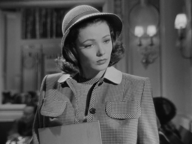Gene Tierney dans le film noir Laura (1944) d'Otto Preminger Gene Tierney dans le film noir Laura (1944) d'Otto Preminger
