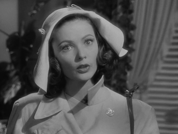 Gene Tierney est Laura dans le film policier Laura (1944) d'Otto Preminger Gene Tierney est Laura dans le film policier Laura (1944) d'Otto Preminger