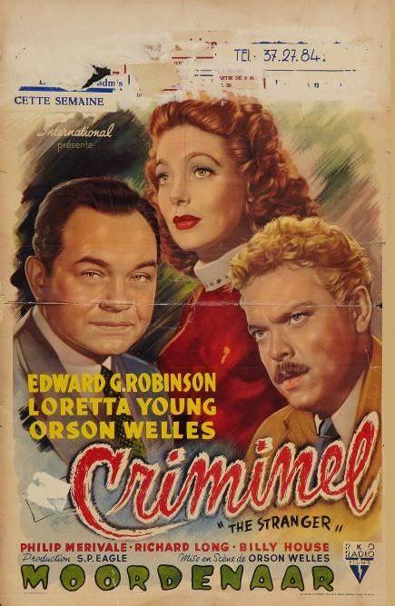 Affiche du film Le criminel Affiche du film Le criminel