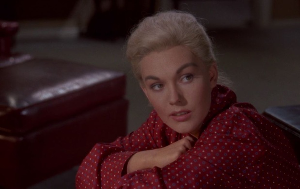Kim Novak dans Vertigo (Sueurs froides, 1958) d'Alfred Hitchcock
