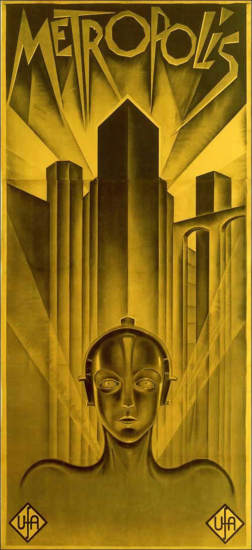 Affiche du film Metropolis (1927) de Fritz Lang Affiche du film Metropolis (1927) de Fritz Lang