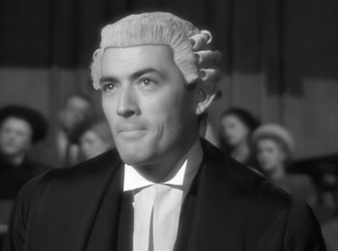 Gregory Peck dans le film The Paradine case (Le procès Paradine, 1947) d'Alfred Hitchcock Gregory Peck dans le film The Paradine case (Le procès Paradine, 1947) d'Alfred Hitchcock