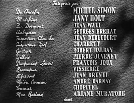 Non coupable (1947) de Henri Decoin : Ancelin déclare être le meurtrier Non coupable (1947) de Henri Decoin : Ancelin déclare être le meurtrier