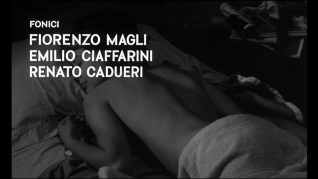 Générique du film Laura nuda (1961) de Nicolò Ferrari