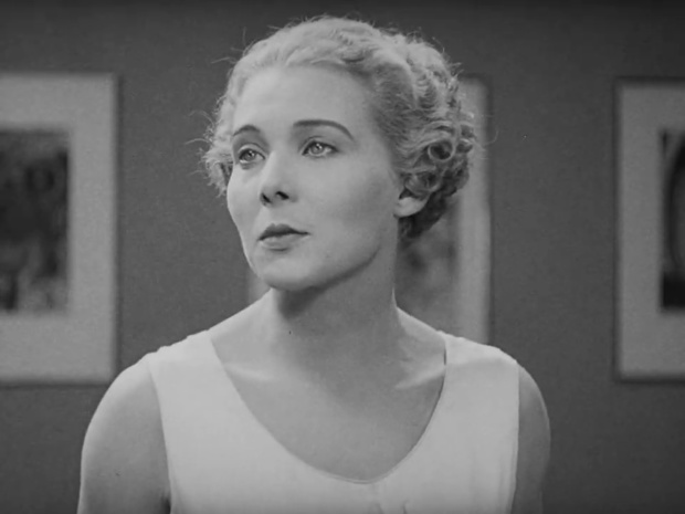L'actrice allemande Gerda Maurus dans le film muet Frau Im Mond (La femme sur la lune, 1929) de Fritz Lang 