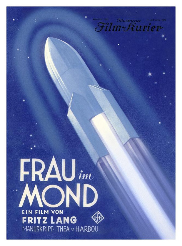 Affiche du film Frau Im Mond (La femme sur la lune, 1929) de Fritz Lang Affiche du film Frau Im Mond (La femme sur la lune, 1929) de Fritz Lang