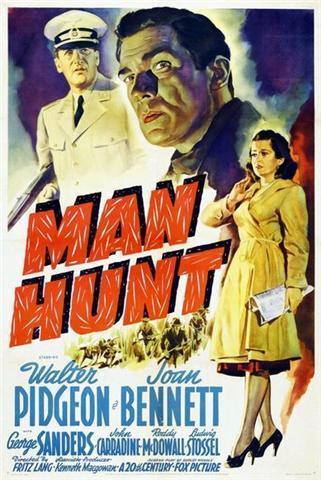 Roddy Mac Dowall et Walter Pidgeon dans Man hunt Roddy Mac Dowall et Walter Pidgeon dans Man hunt