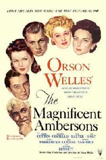 Une affiche de The magnificent Ambersons