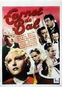 Affiche du film Carnet de bal (1937) de Julien Duvivier Affiche du film Carnet de bal (1937) de Julien Duvivier