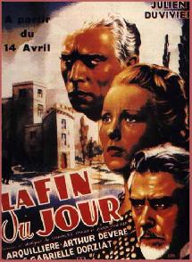 Affiche du film La fin du jour (1939) de Julien Duvivier Affiche du film La fin du jour (1939) de Julien Duvivier