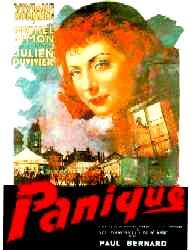 Affiche du film Panique, de Duvivier Affiche du film Panique, de Duvivier