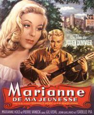 Affiche du film Marianne de ma jeunesse, de Julien Duvivier Affiche du film Marianne de ma jeunesse, de Julien Duvivier