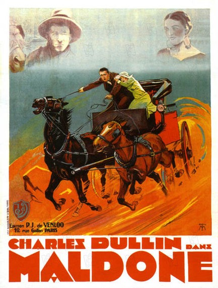 Affiche du film Maldone (1928) de Jean Grémillon Affiche du film Maldone (1928) de Jean Grémillon