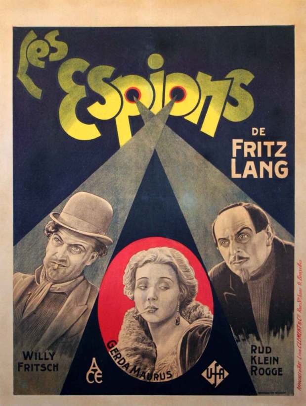 Affiche du film Les espions Affiche du film Les espions