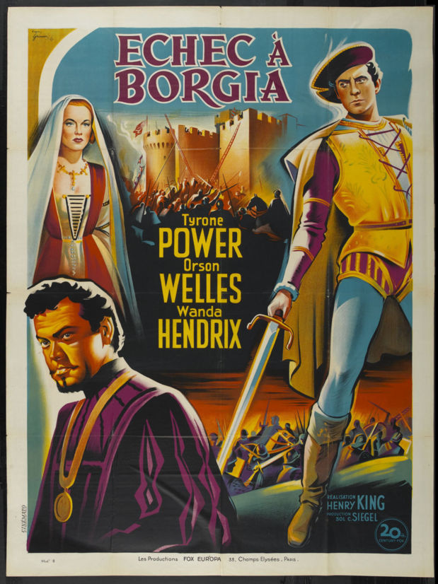 Affiche du film Echec à Borgia Affiche du film Echec à Borgia