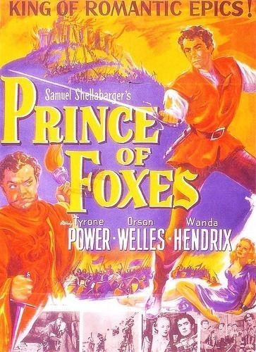 Affiche du film Prince of foxes Affiche du film Prince of foxes