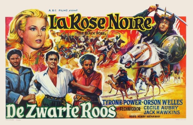 Affiche du film The black rose Affiche du film The black rose
