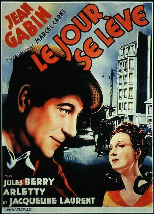 Le jour se lève : à gauche, Jean Gabin Le jour se lève : à gauche, Jean Gabin