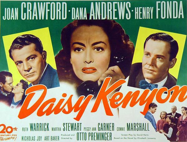 Affiche du film Daisy Kenyon Affiche du film Daisy Kenyon