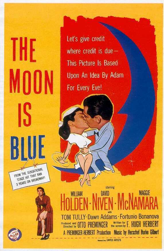 Affiche du film La lune était bleue Affiche du film La lune était bleue