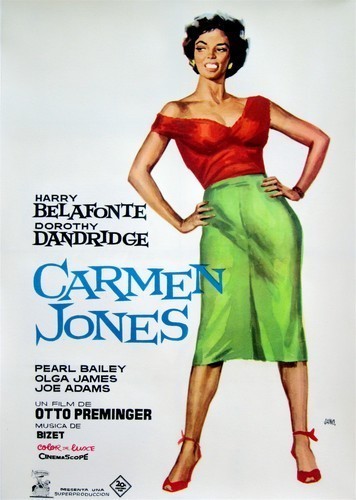 Affiche du film Carmen Jones Affiche du film Carmen Jones