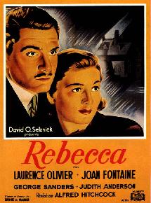 Une affiche de Rebecca (1940), d'Alfred Hitchcock Une affiche de Rebecca (1940), d'Alfred Hitchcock