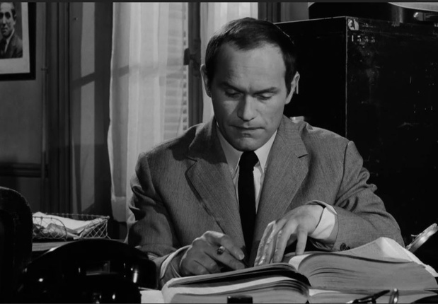 Marcel Bozzufi dans le film policier Maigret voit rouge (1963) de Gilles Grangier