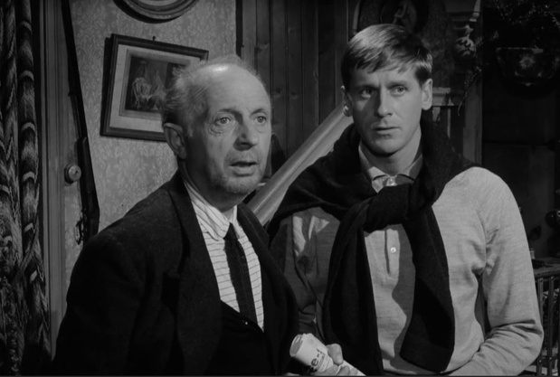 Edward Meeks et Roland Armontel dans le film de gangsters Maigret voit rouge (1963) de Gilles Grangier