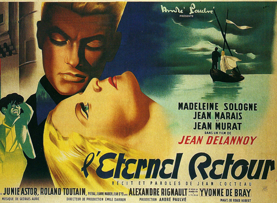 Affiche du film L'éternel retour (1943) de Jean Delannoy Affiche du film L'éternel retour (1943) de Jean Delannoy