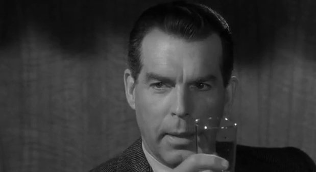 Fred Mac Murray dans Pushover (Du plomb pour l'inspecteur, 1954) de Richard Quine