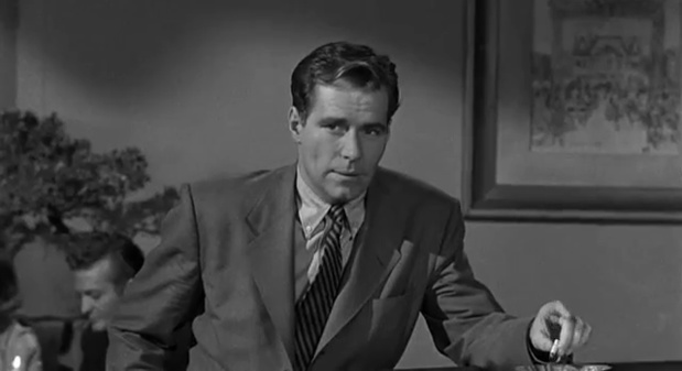Phil Carey dans le film policier Pushover (Du plomb pour l'inspecteur, 1954) de Richard Quine