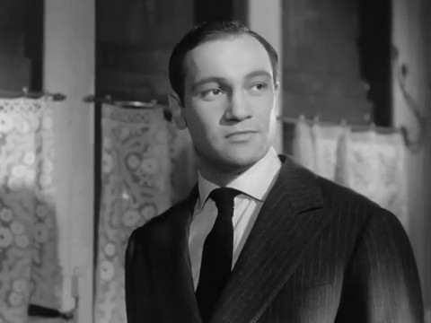 L'acteur Michel Jourdan dans le film Touchez pas au grisbi (1954) de Jacques Becker
