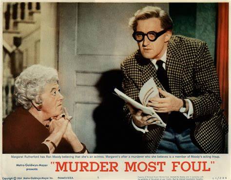 Murder most foul (Lady détective entre en scène, 1964) de George Pollock : meurtre au cyanure Murder most foul (Lady détective entre en scène, 1964) de George Pollock : meurtre au cyanure