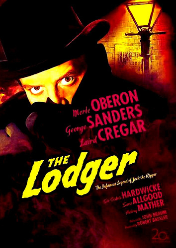 Affiche du film The lodger, de John Brahm Affiche du film The lodger, de John Brahm
