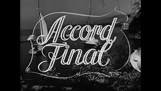 Générique du film Accord final (1938) d'Ignacy Rosenkranz