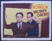 Affiche du film Brother orchid, avec Edward G. Robinson et Humphrey Bogart