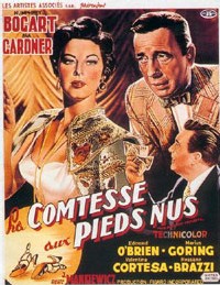 Affiche du film La comtesse aux pieds nus de Joseph L. Mankiewicz Affiche du film La comtesse aux pieds nus de Joseph L. Mankiewicz