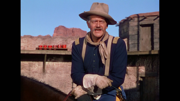 She Wore a Yellow Ribbon (La charge héroïque, 1949) de John Ford : le capitaine se rend sur la tombe de sa femme (HD) She Wore a Yellow Ribbon (La charge héroïque, 1949) de John Ford : le capitaine se rend sur la tombe de sa femme (HD)