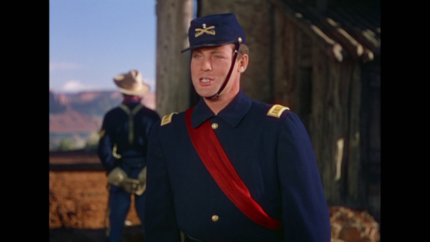 She Wore a Yellow Ribbon (La charge héroïque, 1949) de John Ford : le capitaine se rend sur la tombe de sa femme (HD) She Wore a Yellow Ribbon (La charge héroïque, 1949) de John Ford : le capitaine se rend sur la tombe de sa femme (HD)