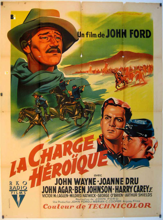 She Wore a Yellow Ribbon (La charge héroïque, 1949) de John Ford : le capitaine se rend sur la tombe de sa femme (HD) She Wore a Yellow Ribbon (La charge héroïque, 1949) de John Ford : le capitaine se rend sur la tombe de sa femme (HD)