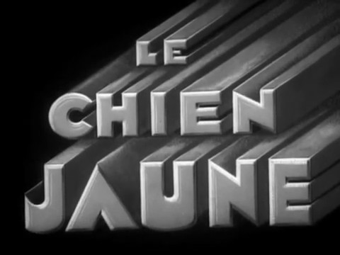 Le chien jaune (1932) de Jean Tarride : Léon arrêté Le chien jaune (1932) de Jean Tarride : Léon arrêté
