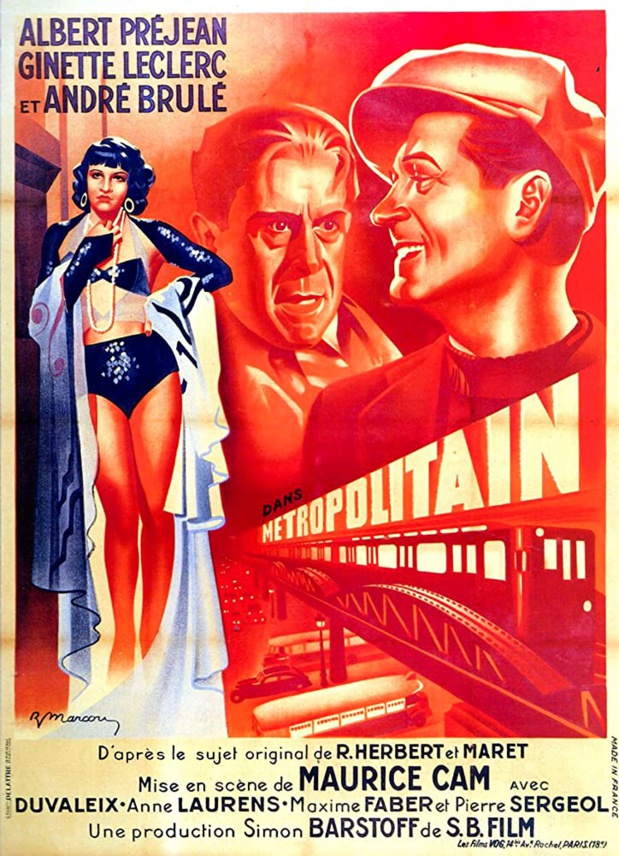 Métropolitain (1939) de Maurice Cam : Pierre et Zoltini se battent Métropolitain (1939) de Maurice Cam : Pierre et Zoltini se battent