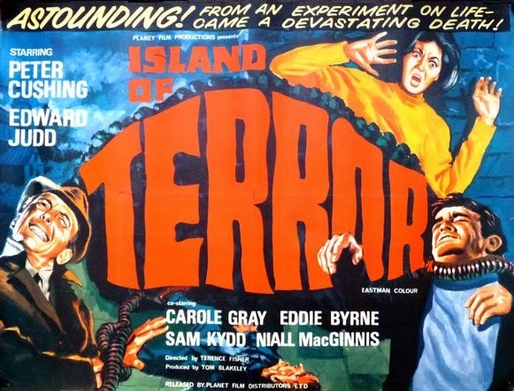 Affiche du film Island of terror (L'île de la terreur) de Terence Fisher
