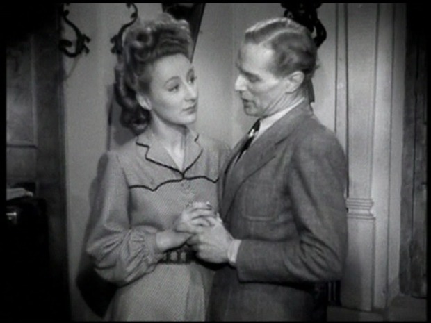 Anne Belval et Pierre Richard-Willm dans le film La fiancée des ténèbres (1945)