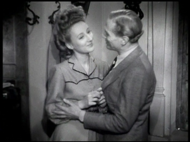 Anne Belval et Pierre Richard-Willm dans le film La fiancée des ténèbres (1945)