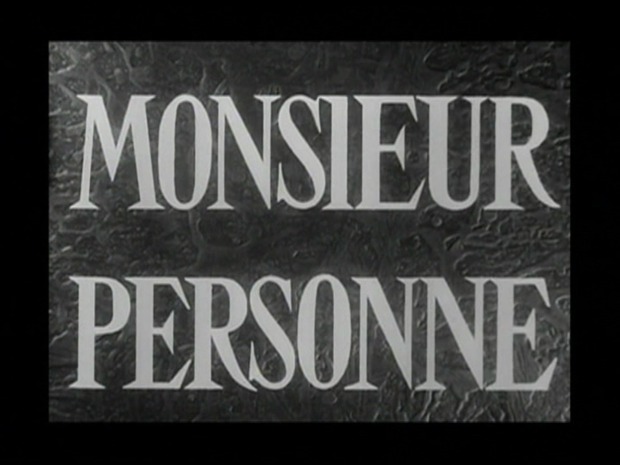 Image du générique du film Monsieur Personne