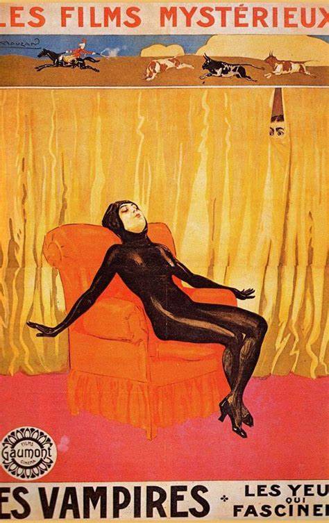 Les vampires (1915/1916) de Louis Feuillade : Irma Vep; les invités gazés; et Vénénos saute sur un train en marche Les vampires (1915/1916) de Louis Feuillade : Irma Vep; les invités gazés; et Vénénos saute sur un train en marche